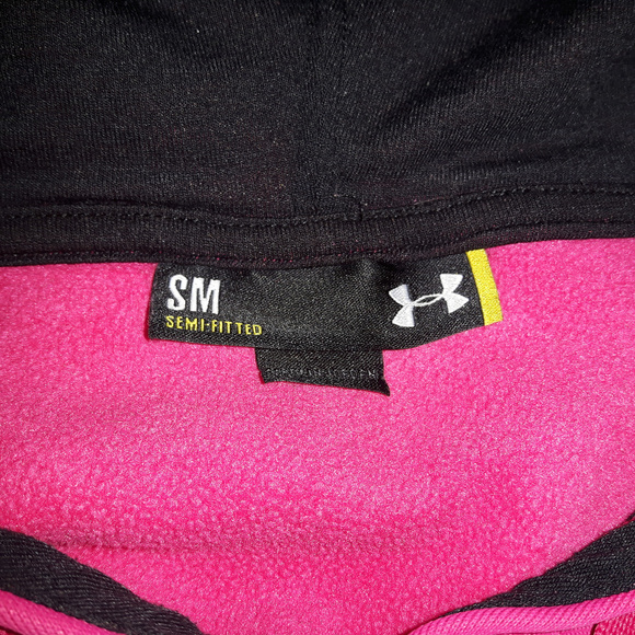 Under Armour Fleece Sweater SM Semi Fitted Hoodie - Picture 2 of 4